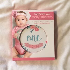 Baby’s first year belly stickers